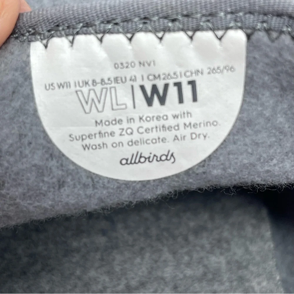 Allbirds Women’s WL Size 11 Lounger Slip On Gray Shoes Sneaker New